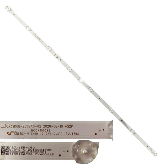 Tira 8 LED TD SYSTEMS K40DLX14GLE CX39D08-ZC62AG-02 303CX390042 308054001ZC00001