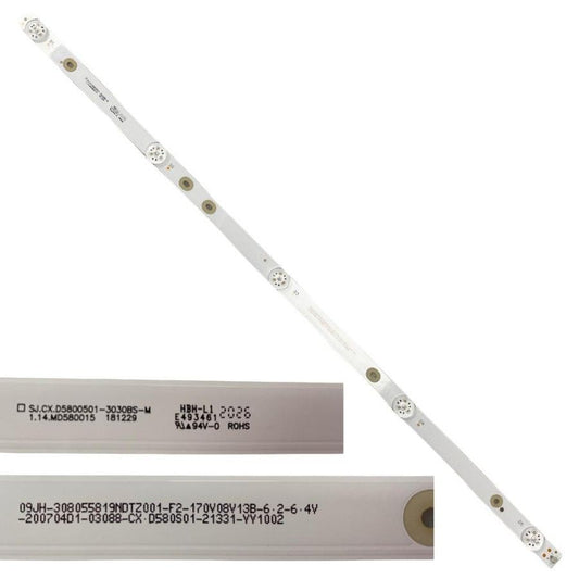 Tira 5 LED TD SYSTEMS K58DLX11US SJ.CX.D5800501-3030BS-M 09JH-308055819NDTZ001