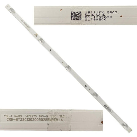 Tira 5 leds HISENSE H32B5100 YSL-L E479275 CRH-BT32C1303005028BMREV1.4