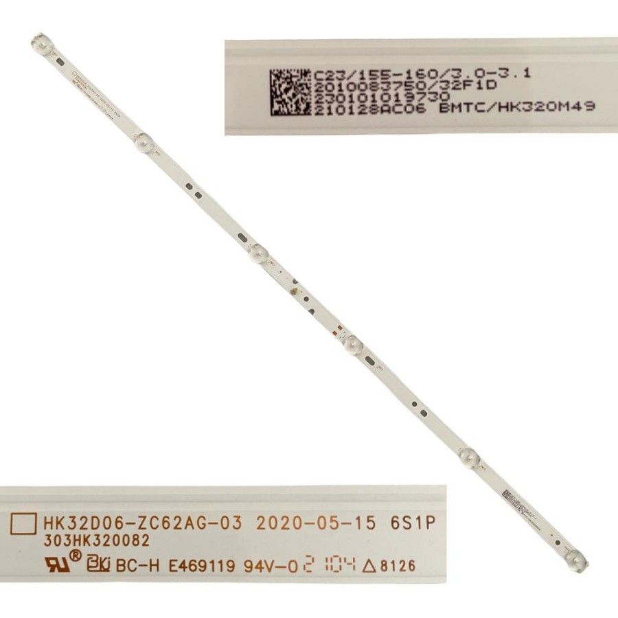 Tira 6 leds Engel LE3290ATV HK32D06-ZC62AG-03 303HK320082 swap / de desmontaje
