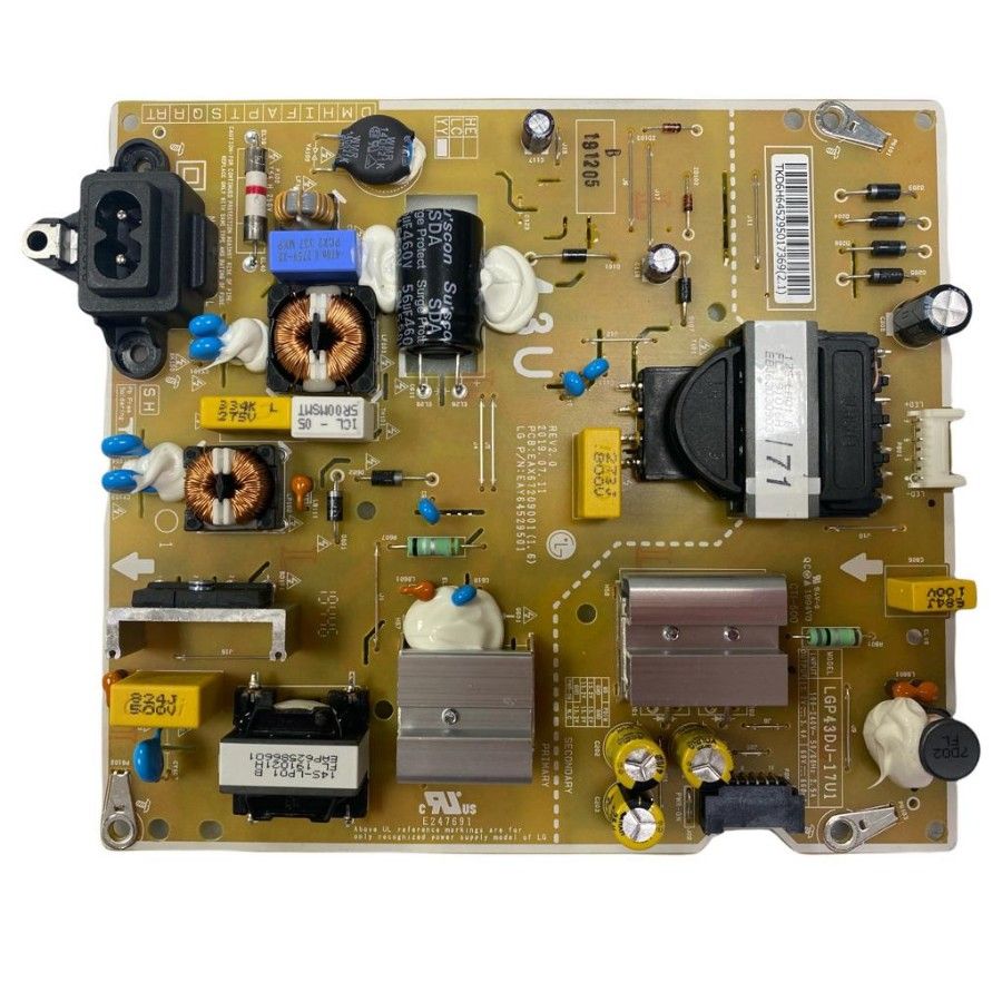 Fuente Alimentación LG 43UM7050PLF EAX67209001(1.6)