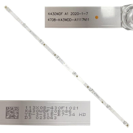 Tira 8 Leds Blaupunk BS43030120B K430WDF 4708-K43WDD-A1117N11 E465853 471R1P53