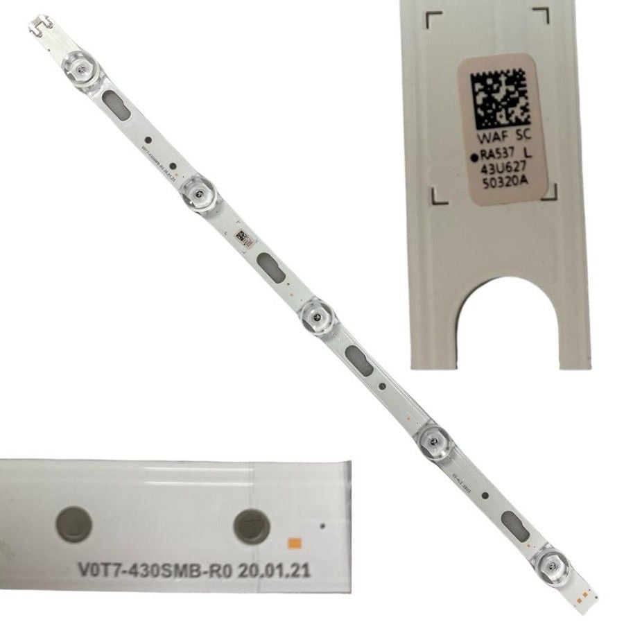 Tira 5 Leds Samsung UE43TU7095UXXC BN96-50320A V0T7-430SMB-R0