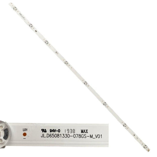 Tira 8 leds JVC LT-65VU3000 JL.D65081330-078GS-M_V01 TYPE C swap de desmontaje