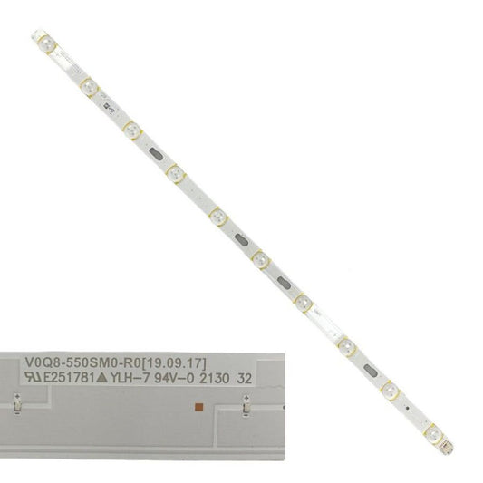Tira Leds Samsung QE55Q80AAT BN96-50371A V0Q8-550SM0-R0 swap de desmontaje