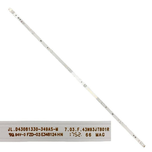 Tira 8 leds Nevir NVR-7802-43FHD JL.D43081330-349AS-M 43N93JTB01R swap de desmontaje