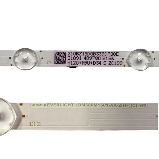 Tira 15 leds PHILIPS 58PUS8505/12 LBM580M1501-AK-2 210BZ15D0B339DR00E swap de desmontaje