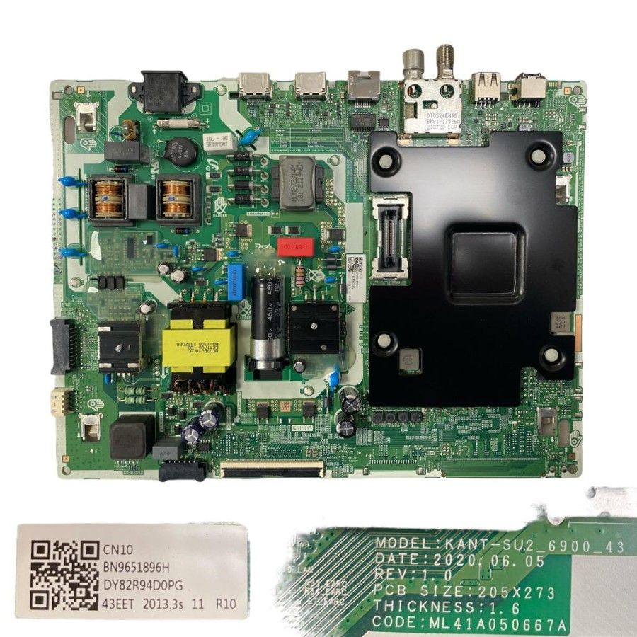 Placa Main Samsung UE43TU7095U BN9651847J KANT-SU2_6900_43_WW swap de desmontaje