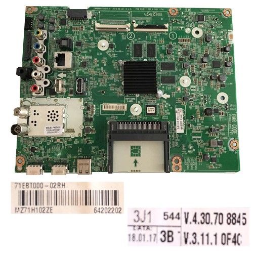 Placa Main LG 49UH661V EAX66804605(1.1) 71EBT000-02RH