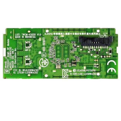 Modulo Wireless / Wifi LG 55UM7450PLA EAT64454801 TWCM-K505D V1.0 2703H-LGSBWAC92