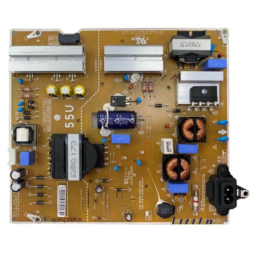 Fuente de Alimentacion LG 55UK6100PLB EAX67189101(1.4) EAY64529401 LGP55DJ-17U1