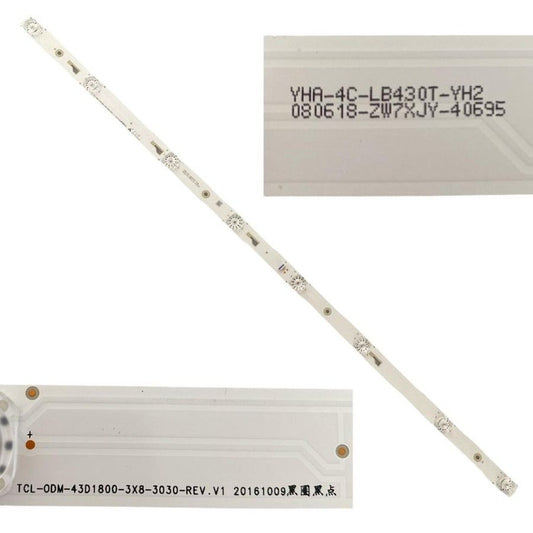 Tira 10 LED NEVIR NVR-7410-49HD-N B-116T05V3C-160817D4-3432-LR.D490S01-5577-HL1011
