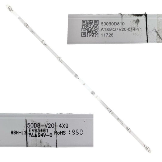 Tira 6 Leds LG 50UP80006LA SSC_Y21 Slim Trident 50UP80_S swap de desmontaje