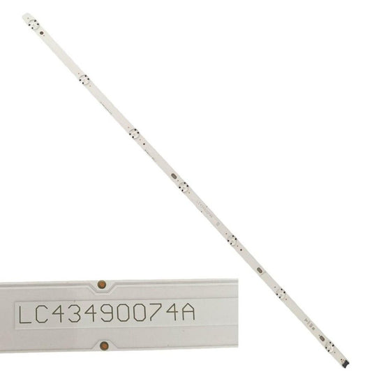 Tira 7 leds LG 43UK6300PLB LC43490074A SSC_430A83_7LED_REV01_171025