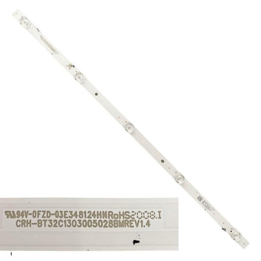 Tira 5 leds Hisense H32BE5000 CRH-BT32C1303005028BMREV1.4 swap de desmontaje