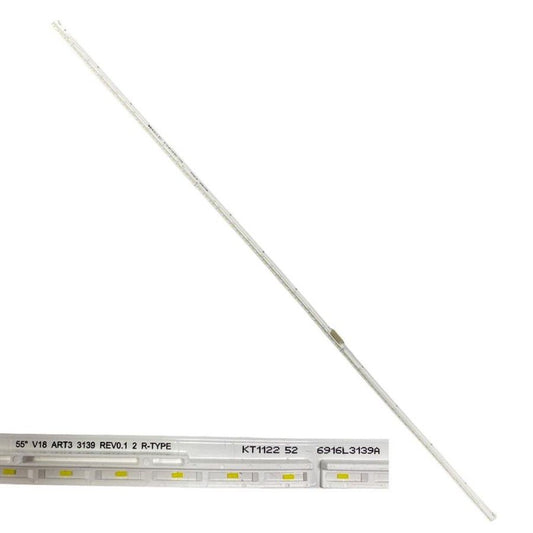 Tira leds LG 55SK8000PLB R-TYPE KT1122 6916L3139A swap de desmontaje