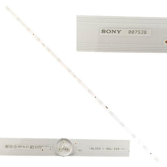 Tira 15 leds Sony KD-55XG9505 18LS55 1-984-209-11 swap de desmontaje