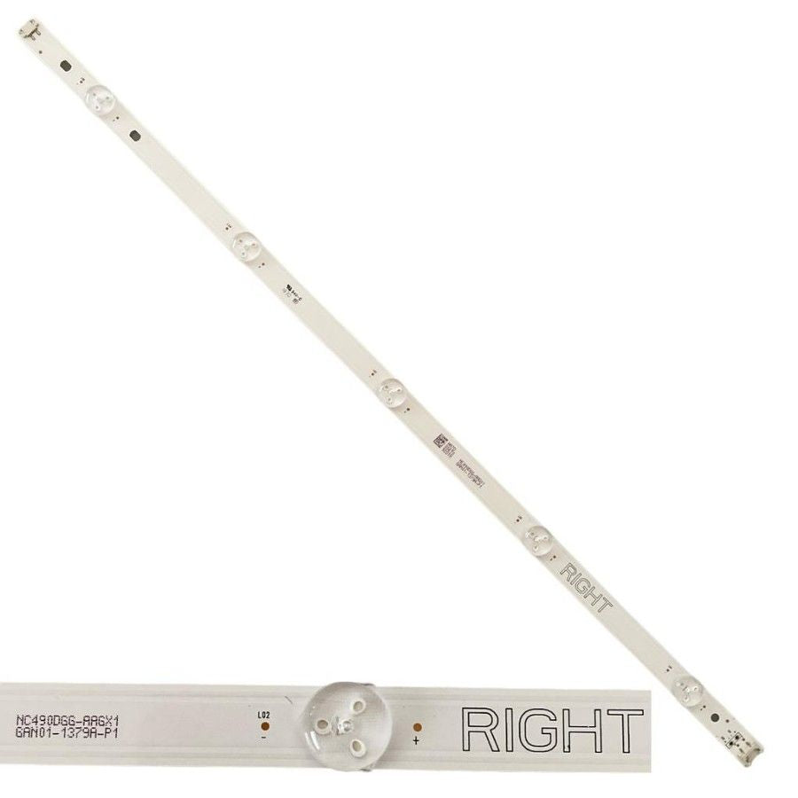 Tira 5 leds LG 49UK6200PLA RIGHT NC490DGG-AAGX1